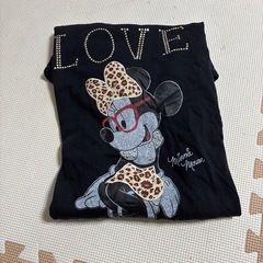 新品 ロンT トレーナー ヒョウ柄ミニーの画像