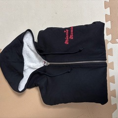 ミニーマウス パーカー 裏起毛 モコモコ 冬 美品の画像