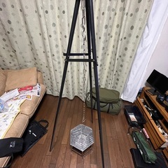キャプテンスタッグ　トライポッド　焚火三脚の画像