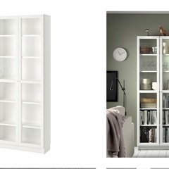 IKEAビリー本棚　オクスベリの画像