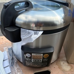 ■新品 未使用品 象印業務用マイコン炊飯ジャー ２升炊き NS-QC36 2021年製 100V 動作問題なし 厨房■の画像