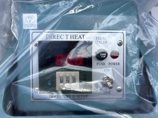 ☆新品 未使用品 三邦 上下板式足踏みシーラー FR-DD400 2020年購入 100V 厨房☆