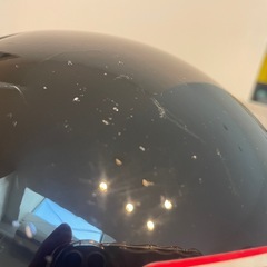 バイクのヘルメットの画像