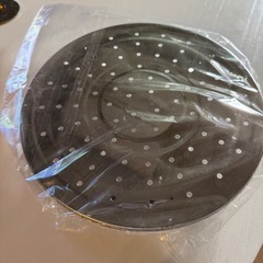 ステンレス製 蒸し皿 ヘルシーなお料理作りに　未使用の画像