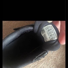 adidas キッズ スニーカー 黒19.5sizeの画像