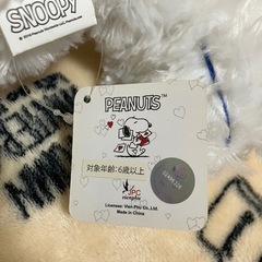 SNOOPYぬいぐるみの画像