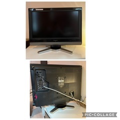 【新品リモコン付】SHARP AQUOS 液晶テレビ 26インチの画像