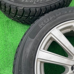 ④🟤 スパイクタイヤ 205/60R16 16インチ スパイクタイヤ＆ホイール 2本！の画像
