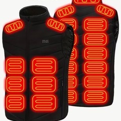 新品　電熱ベスト USB給電 ヒーターベスト 3段階温度調整 ブラック　サイズLの画像