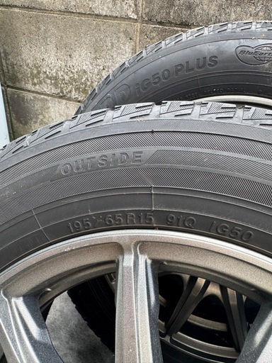 YOKOHAMA  iceGUARD 5 PLUS ig50 195/65R15 スタッドレスタイヤ