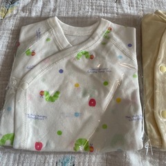 【新品】ベビー肌着50-60サイズ3点セット　はらぺこあおむし　の画像