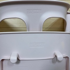 トリップトラップ　ストッケ　ベビー用　背もたれ、レール（ガード）の画像