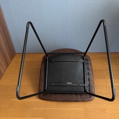 レグルス　チェア　ブラウン　ビンテージ調　ダイニングチェア　デスクチェア
の画像