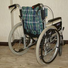 アルミ製自走式車椅子 BM22-45SB-M カワムラサイクル 介護 車いす の画像