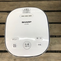2024年製　SHARP   ジャー炊飯器　3合炊　KS-CF05B-Wの画像