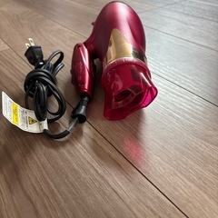 KOIZUMI マイナスイオンハンズフリー　KHD-9120 ピンクレッドの画像