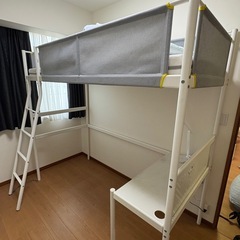 IKEA VIT VAL ロフトベッド　値引きありの画像