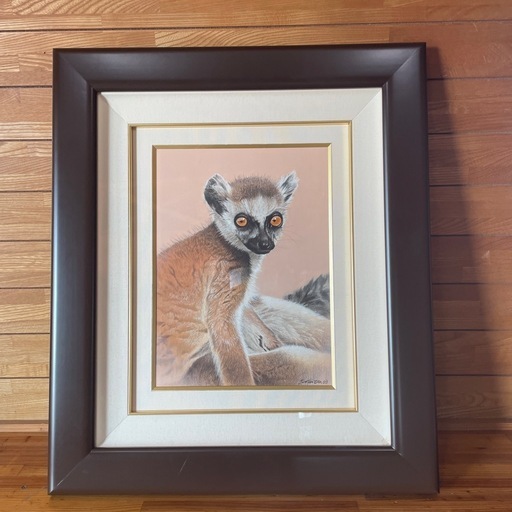 マダガスカルのキツネザル アート作