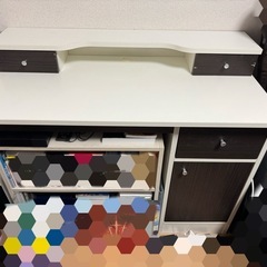 🏠 家具・家電セット（ベッド＋マットレス・洗濯機・冷蔵庫・デスク・カーテン2セット）の画像