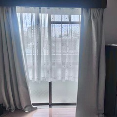 🏠 家具・家電セット（ベッド＋マットレス・洗濯機・冷蔵庫・デスク・カーテン2セット）の画像