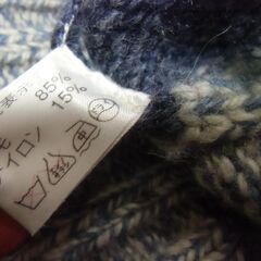 ★ヘンリーネック ボーダー ニット メンズ Mサイズ お譲りします。★期間限定★お洋服複数購入で割引★の画像