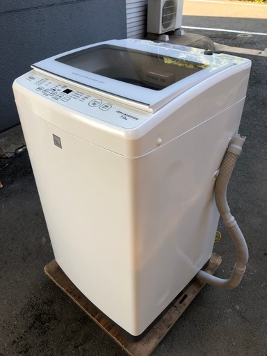 AQUA 7.0kg 全自動洗濯機　AQW-GV7E7(KW) 2019年製