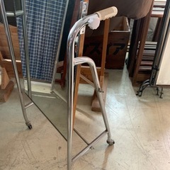 姿見　鏡　　キャスター付きの画像