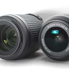 【美品】ダブルレンズでスポーツや風景撮影♪Nikon D3200 スマホ転送の画像