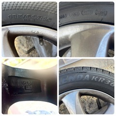 スタッドレスホイールセット　バリ溝　185/60R15 2023年製の画像