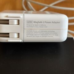 中古 MagSafe2 60w 充電器+延長ACケーブルの画像