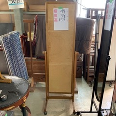 姿見　鏡　キャスター付きの画像