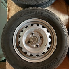 ホンダ純正スチールホイール　タイヤセットの画像