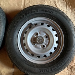 ホンダ純正スチールホイール　タイヤセットの画像