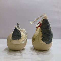 二羽の酉の土鈴（箱なし）の画像