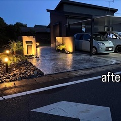 外構エクステリア土間工事の画像