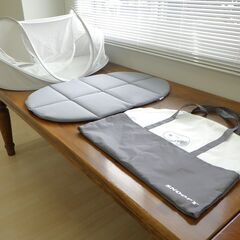赤ちゃん用コンパクトベッド【小金井市民限定】（小金井市再生家具）品番：10-02-14 ※新規優先の画像
