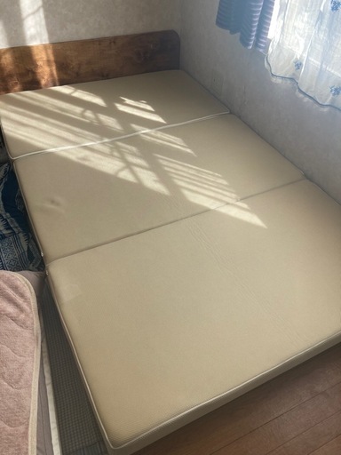 セミダブルマットレス、スノコベッドセット