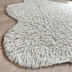 くも型ラグマット190x235cmの画像