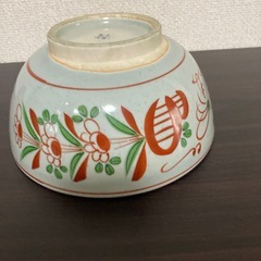 有田焼　京紫龍峰窯　赤絵　すり鉢　和食器の画像