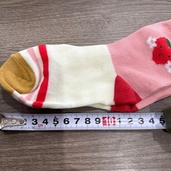 いちご柄靴下🍓の画像