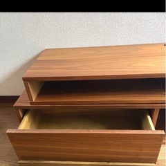 ✨お買い得✨　2way 木製テレビ台 モダンデザイン 引き出し付きの画像