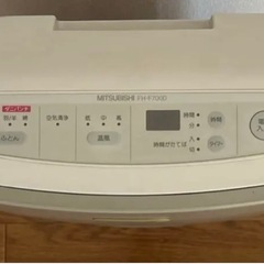 三菱空気清浄機セラミックファンヒーターFH-F700D (箱つき)の画像