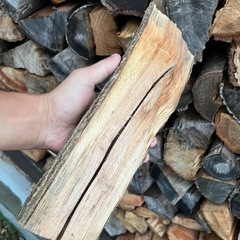 乾燥済み広葉樹薪の画像