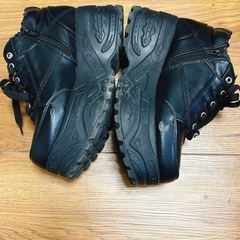 黒の厚底スニーカー 23.5〰️24cmの画像