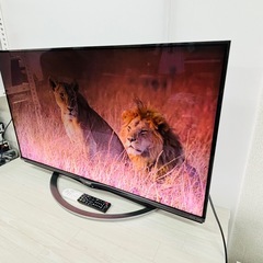 📺【ジャンク品】SHARP 43インチ液晶テレビ 4T-C43AM1（2018年製）⚠️の画像