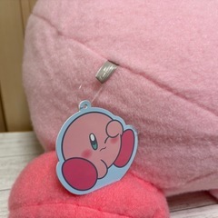 ①星のカービィ 羊毛フェルト風 超BIGぬいぐるみ うとうと クレーンゲーム獲得品❁¨̮の画像