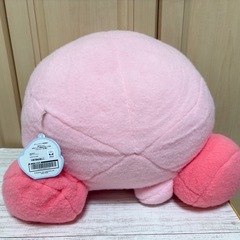 ①星のカービィ 羊毛フェルト風 超BIGぬいぐるみ うとうと クレーンゲーム獲得品❁¨̮の画像