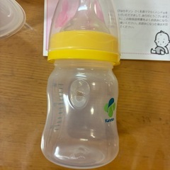 Kaneson さく乳器 搾乳機　ママらくハンド 手動式 ピンク カネソンの画像