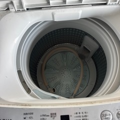 ① 洗濯機　2021年製の画像