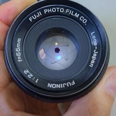 レンズは極上　FUJIFILM FUJINON 55mm F2.2　分解清掃済の画像
